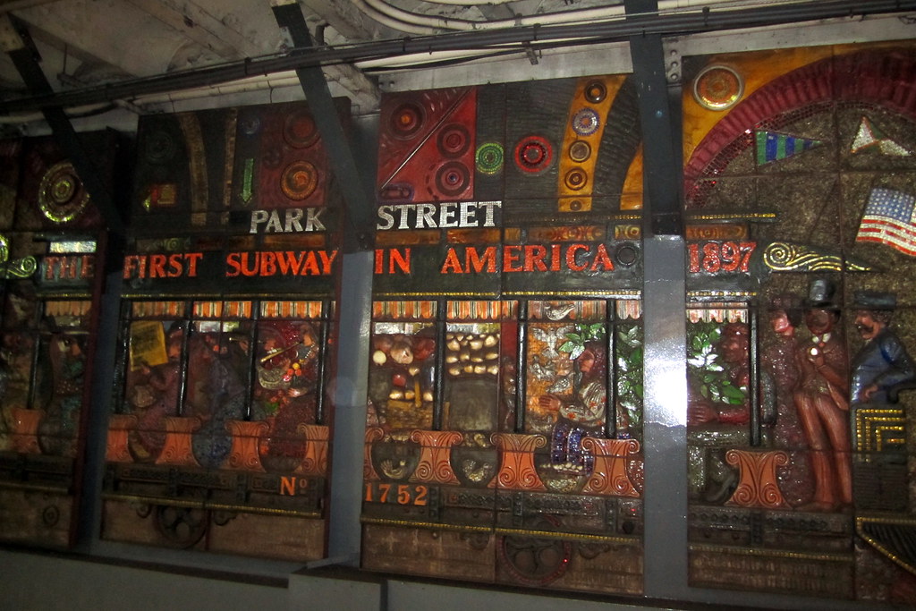 Park Street Station Mural in Boston